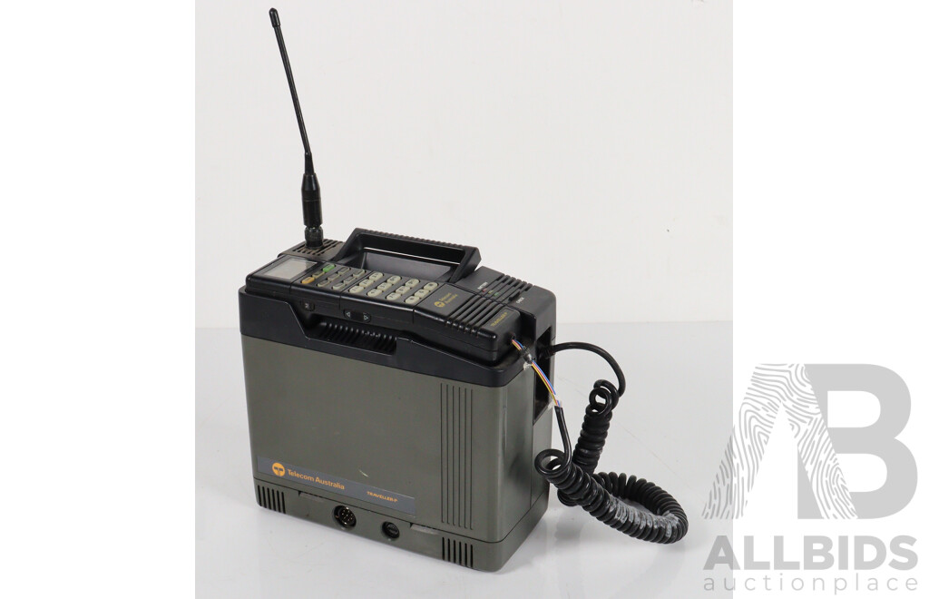 Vintage Telecom Mobile Phone in Shoulder Bag