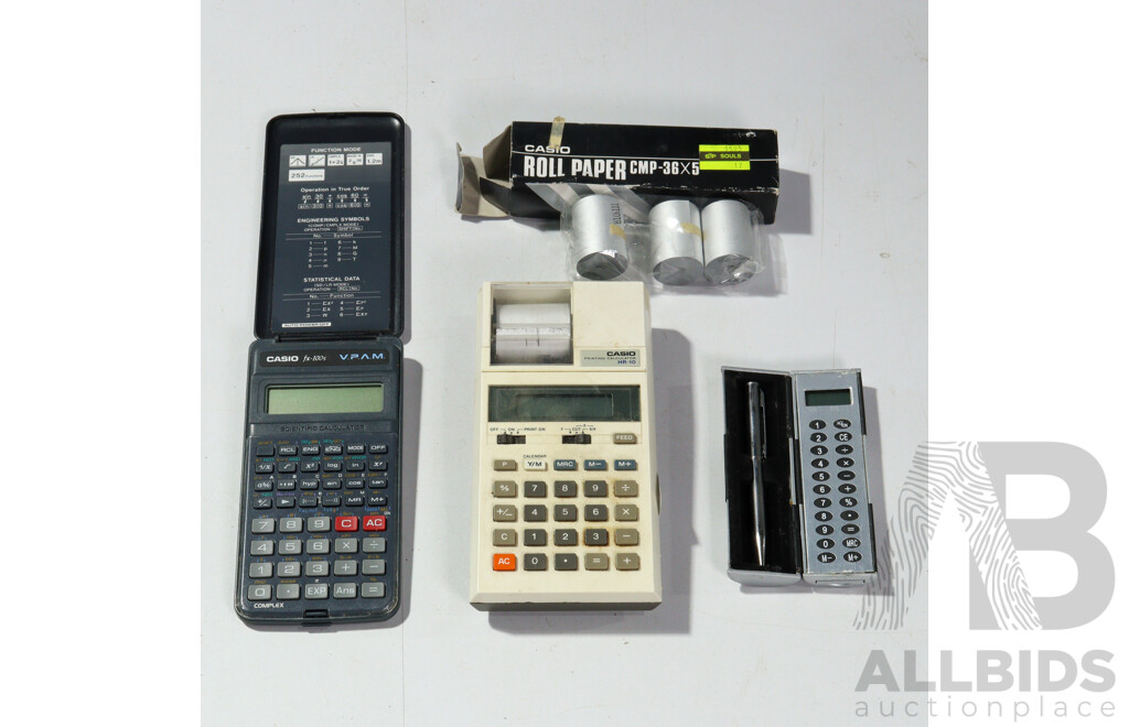 Collection Retro Calculators
