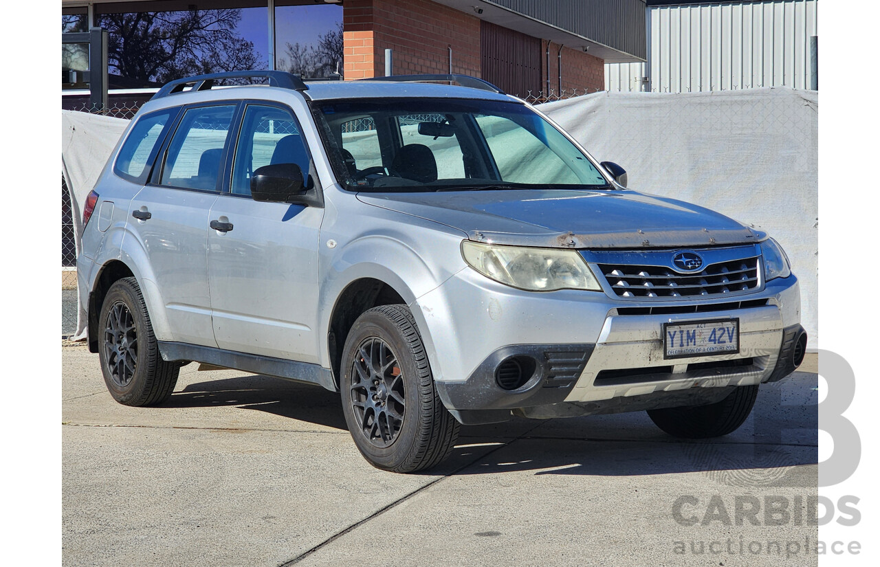 8/2011 Subaru Forester X MY11 4d Wagon Silver 2.5L