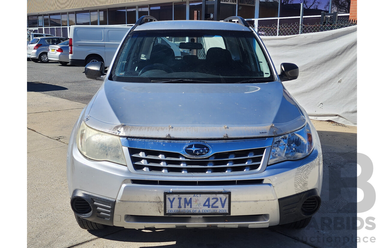 8/2011 Subaru Forester X MY11 4d Wagon Silver 2.5L