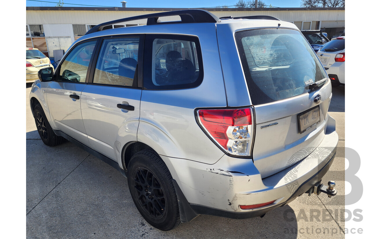 8/2011 Subaru Forester X MY11 4d Wagon Silver 2.5L