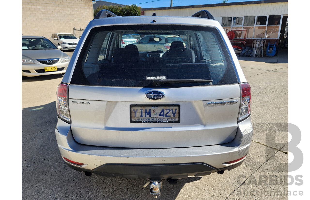 8/2011 Subaru Forester X MY11 4d Wagon Silver 2.5L