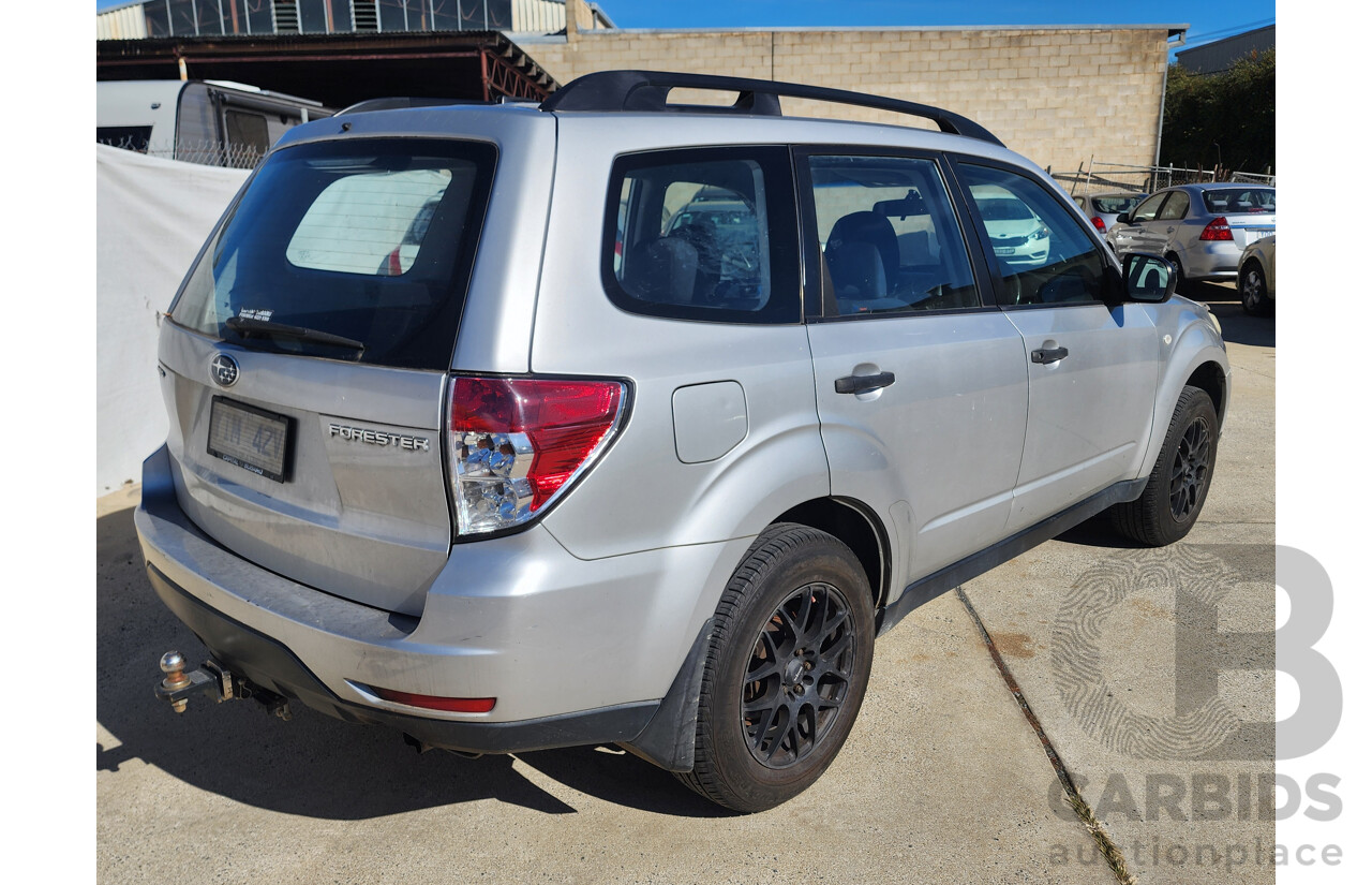 8/2011 Subaru Forester X MY11 4d Wagon Silver 2.5L