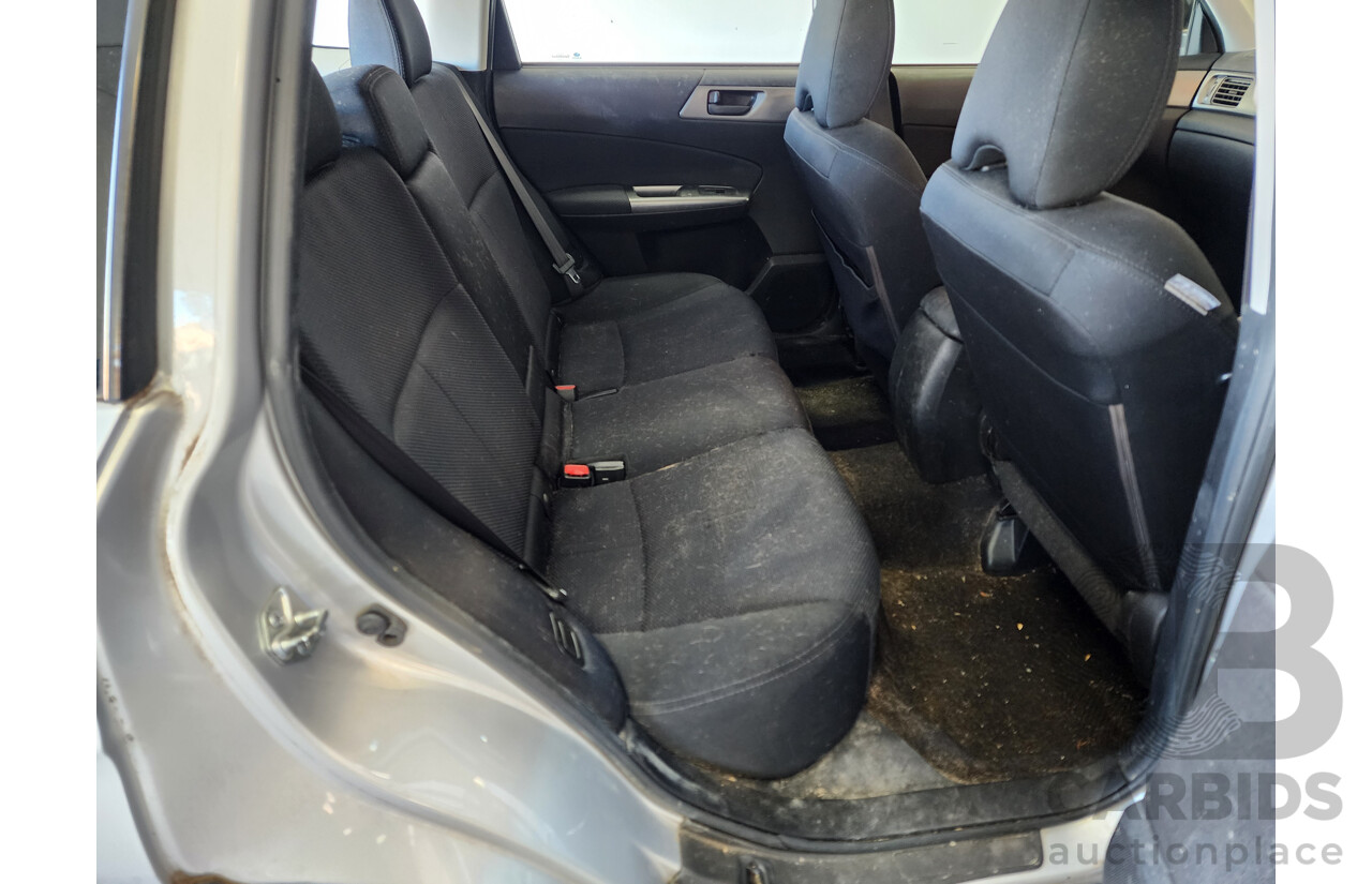8/2011 Subaru Forester X MY11 4d Wagon Silver 2.5L