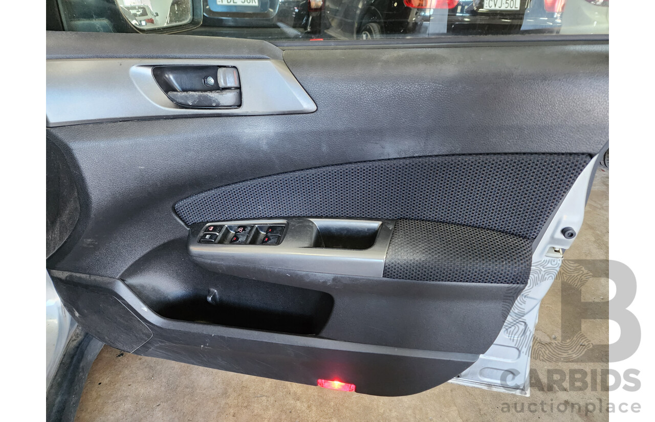 8/2011 Subaru Forester X MY11 4d Wagon Silver 2.5L