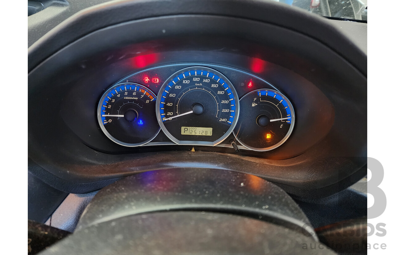 8/2011 Subaru Forester X MY11 4d Wagon Silver 2.5L