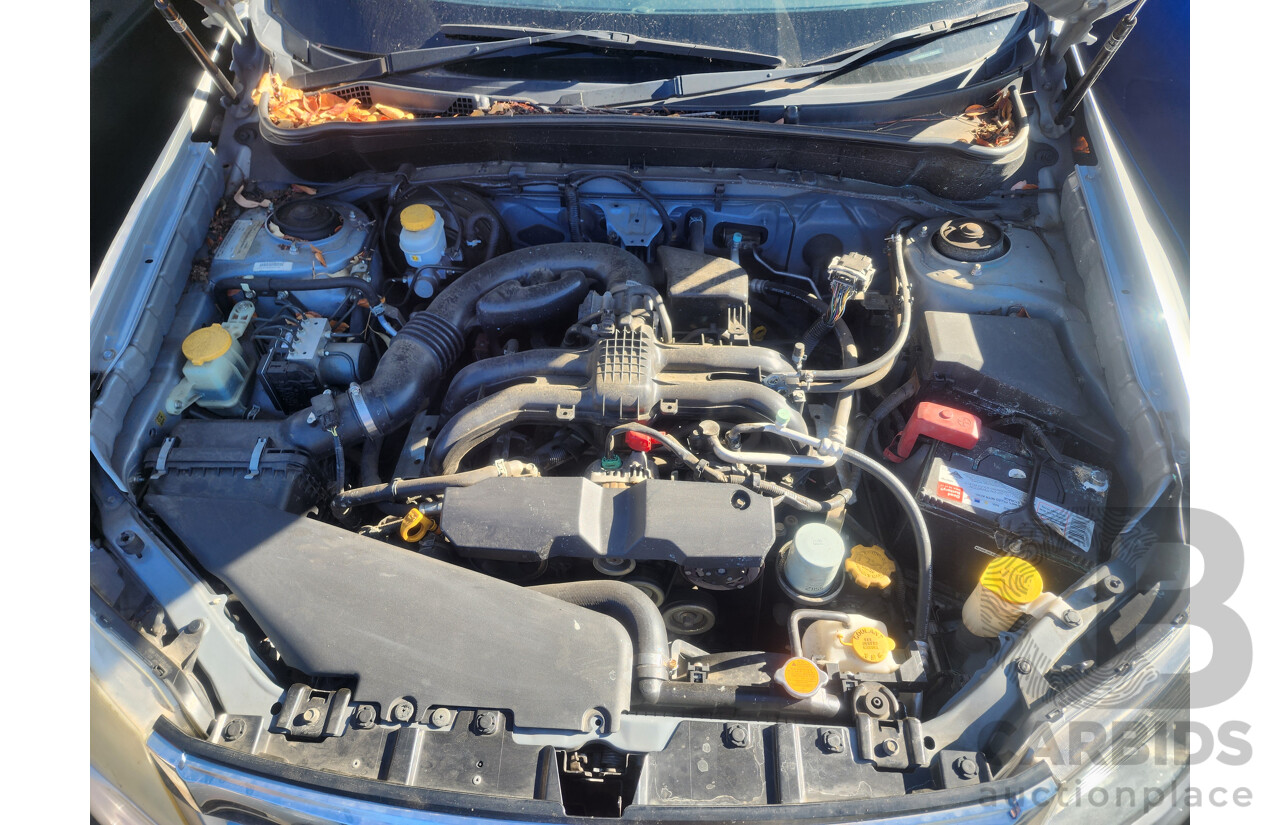8/2011 Subaru Forester X MY11 4d Wagon Silver 2.5L