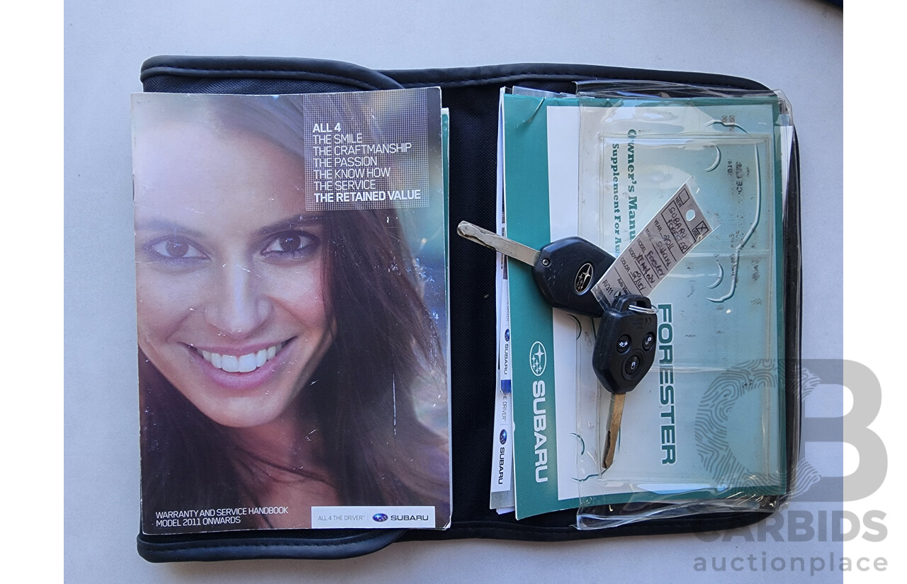 8/2011 Subaru Forester X MY11 4d Wagon Silver 2.5L