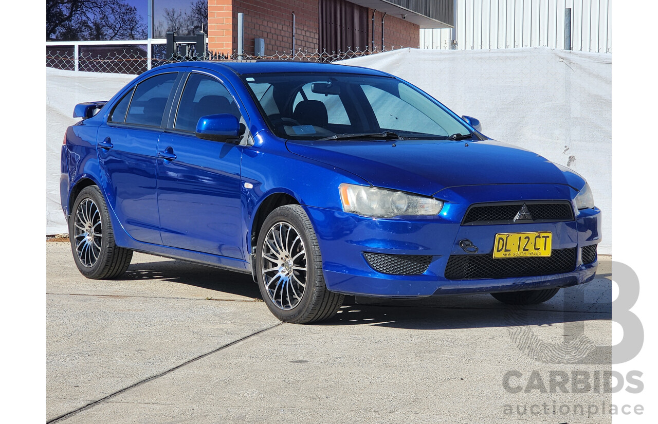 11/2008 Mitsubishi Lancer ES CJ MY09 4d Sedan Blue 2.0L