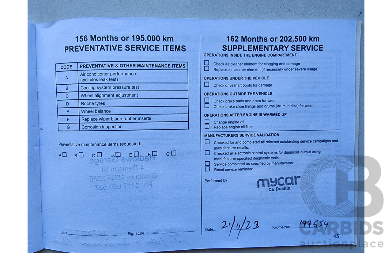 11/2008 Mitsubishi Lancer ES CJ MY09 4d Sedan Blue 2.0L