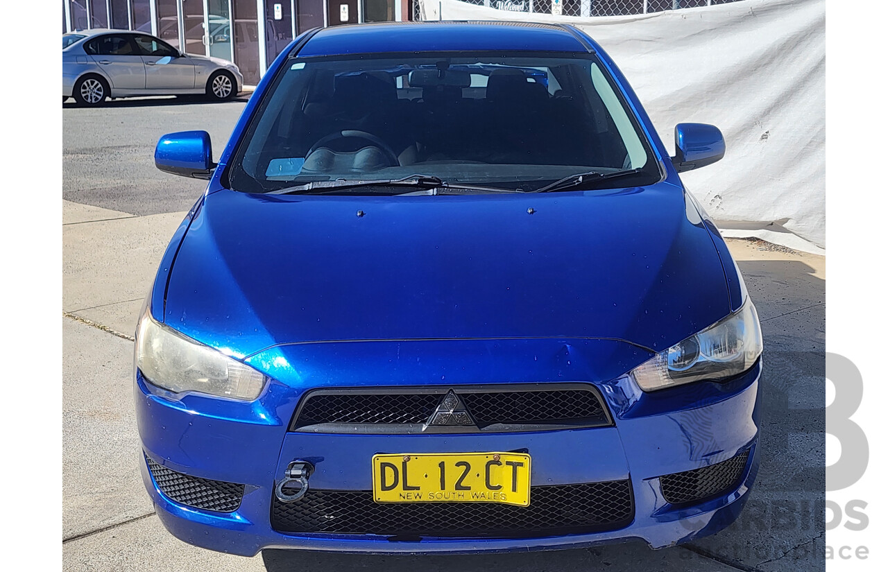 11/2008 Mitsubishi Lancer ES CJ MY09 4d Sedan Blue 2.0L