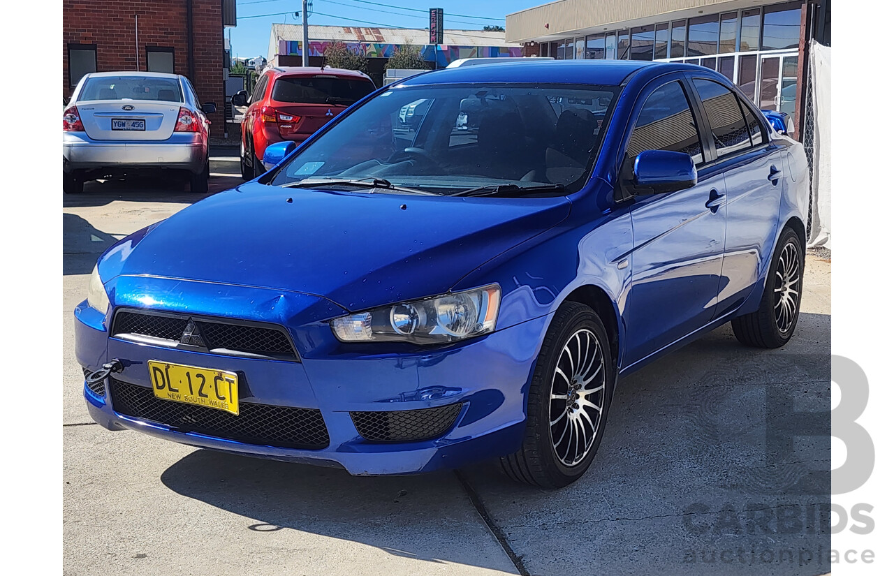 11/2008 Mitsubishi Lancer ES CJ MY09 4d Sedan Blue 2.0L