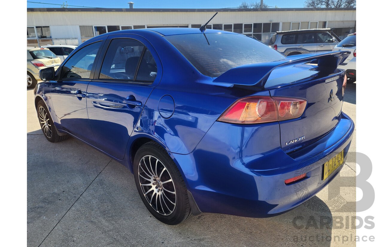 11/2008 Mitsubishi Lancer ES CJ MY09 4d Sedan Blue 2.0L