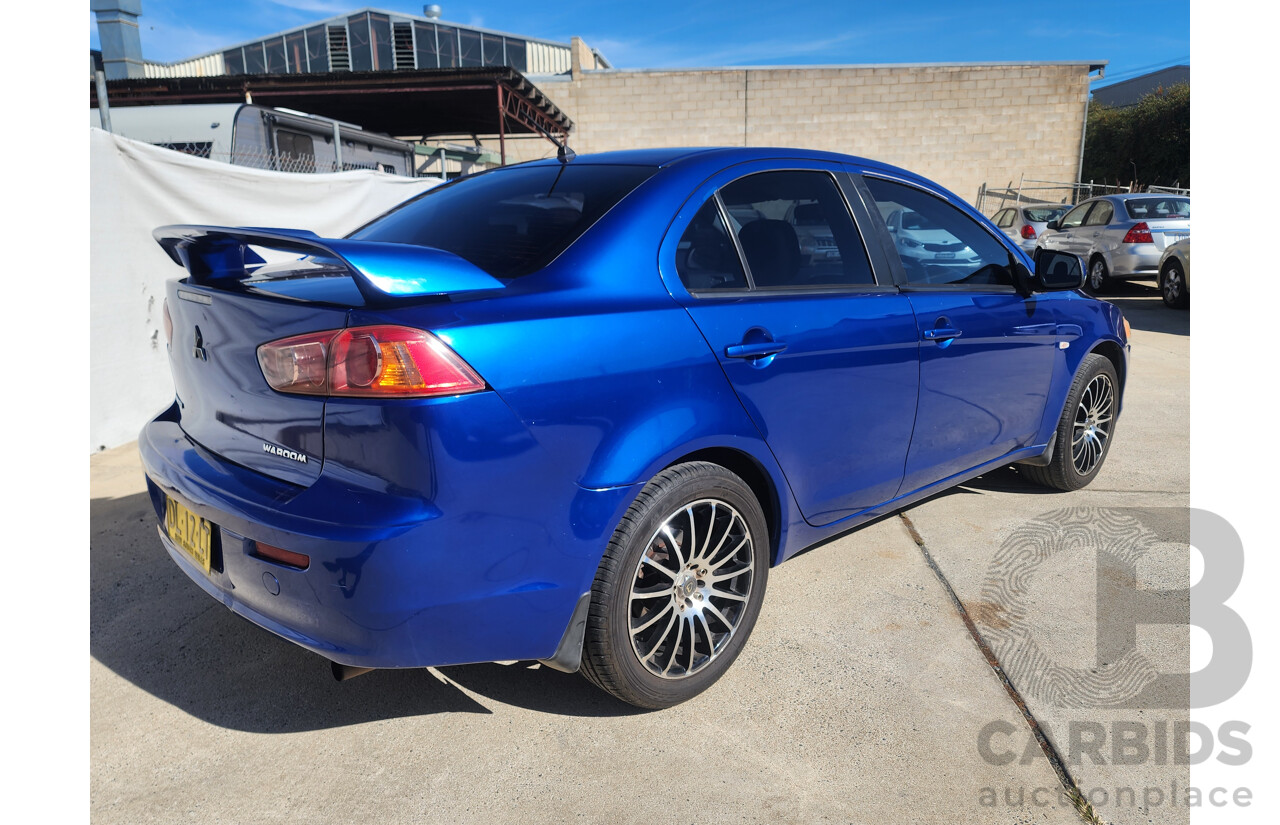 11/2008 Mitsubishi Lancer ES CJ MY09 4d Sedan Blue 2.0L