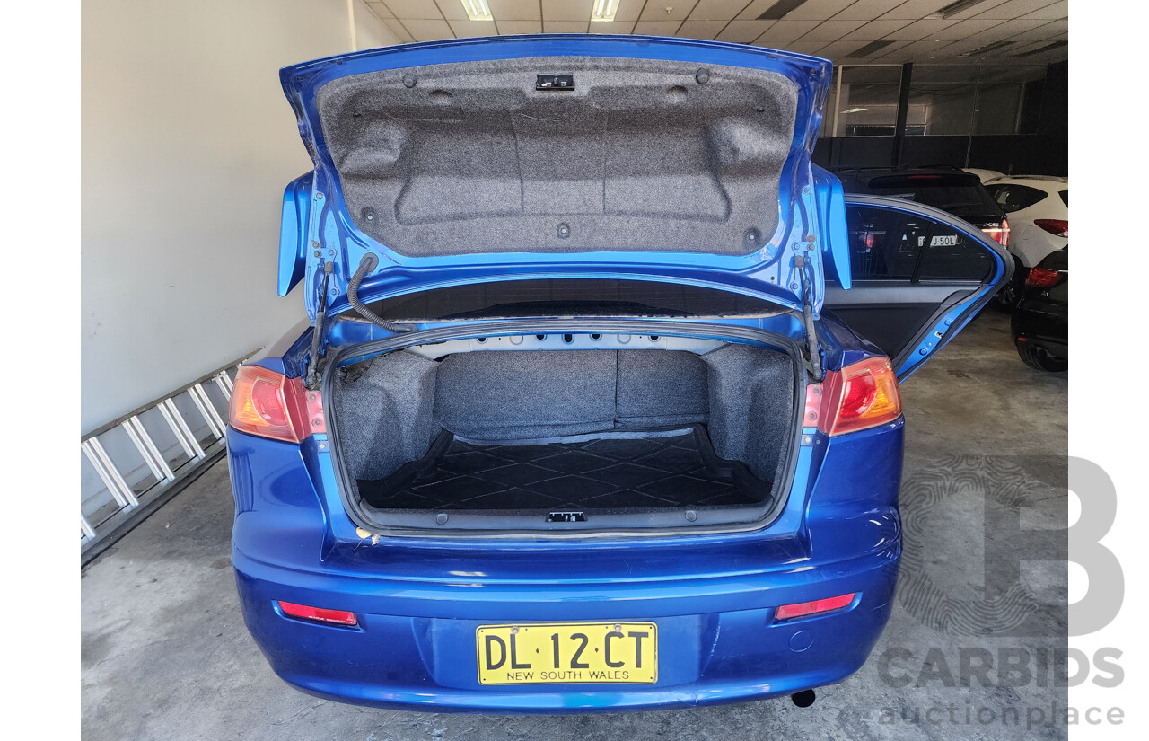 11/2008 Mitsubishi Lancer ES CJ MY09 4d Sedan Blue 2.0L