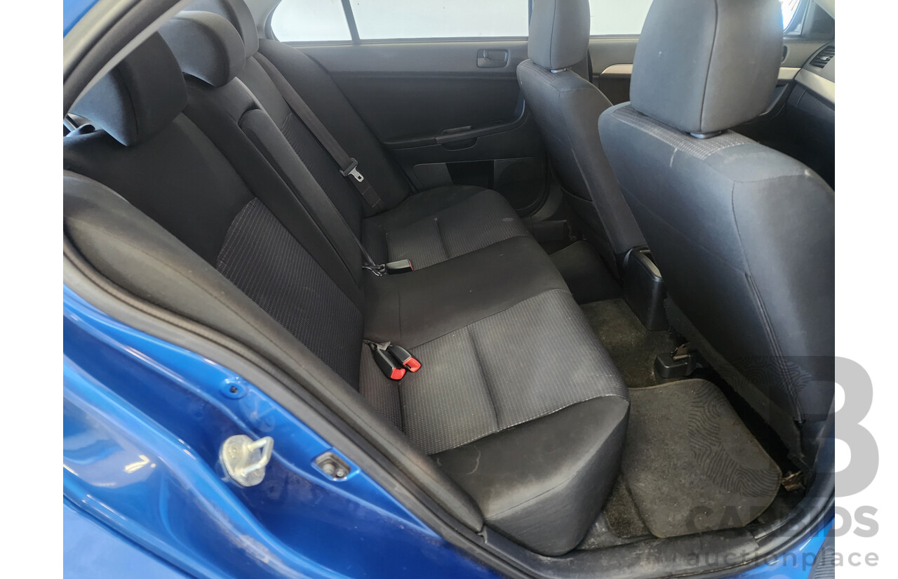 11/2008 Mitsubishi Lancer ES CJ MY09 4d Sedan Blue 2.0L