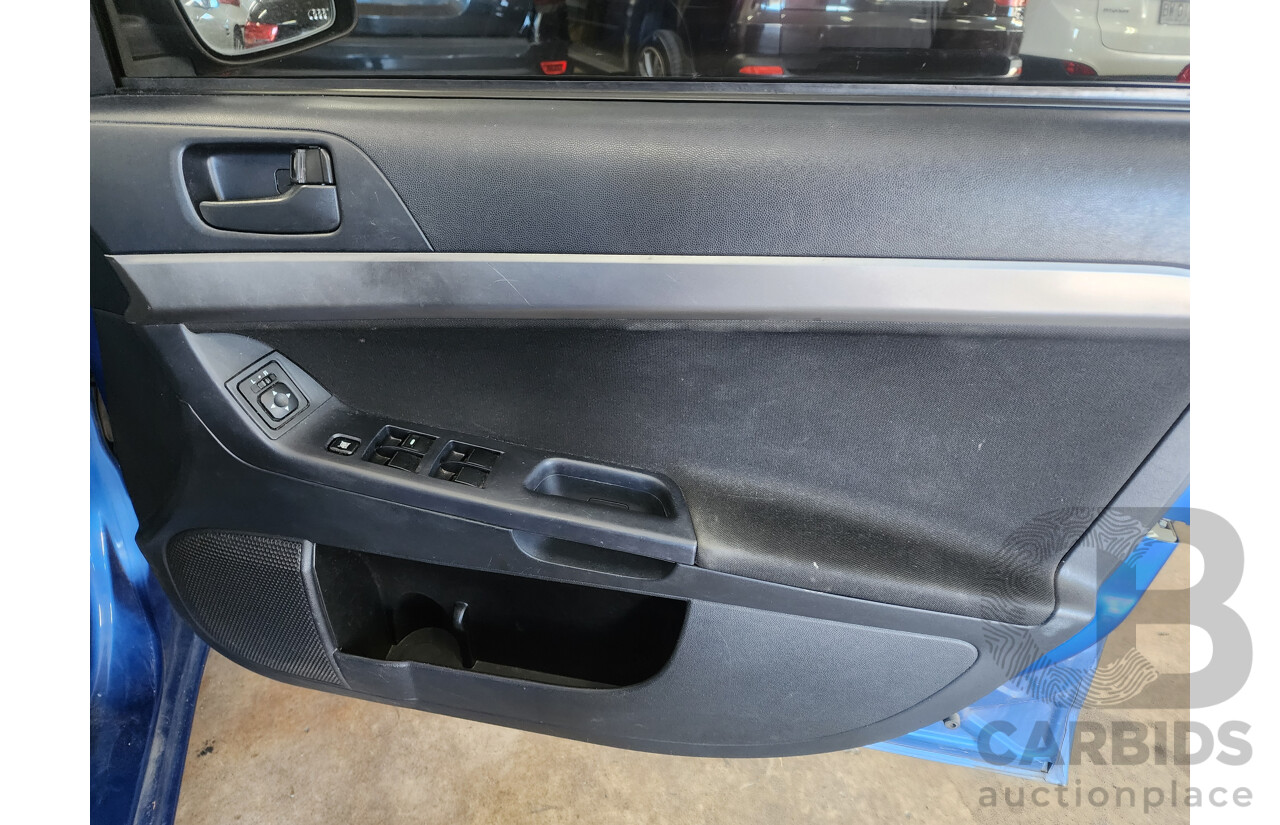 11/2008 Mitsubishi Lancer ES CJ MY09 4d Sedan Blue 2.0L