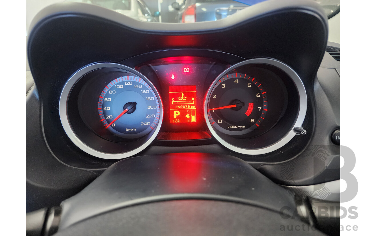 11/2008 Mitsubishi Lancer ES CJ MY09 4d Sedan Blue 2.0L