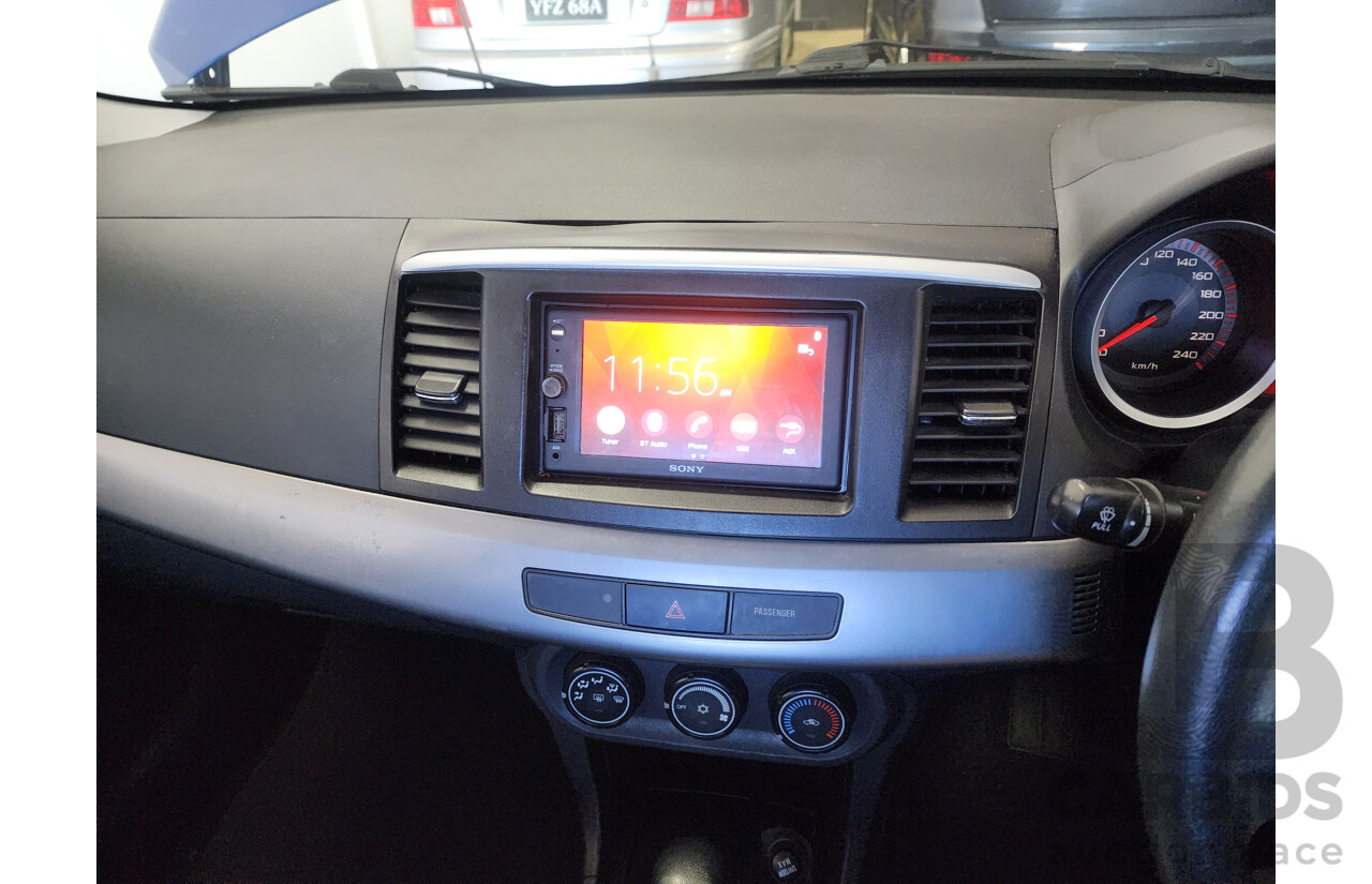 11/2008 Mitsubishi Lancer ES CJ MY09 4d Sedan Blue 2.0L