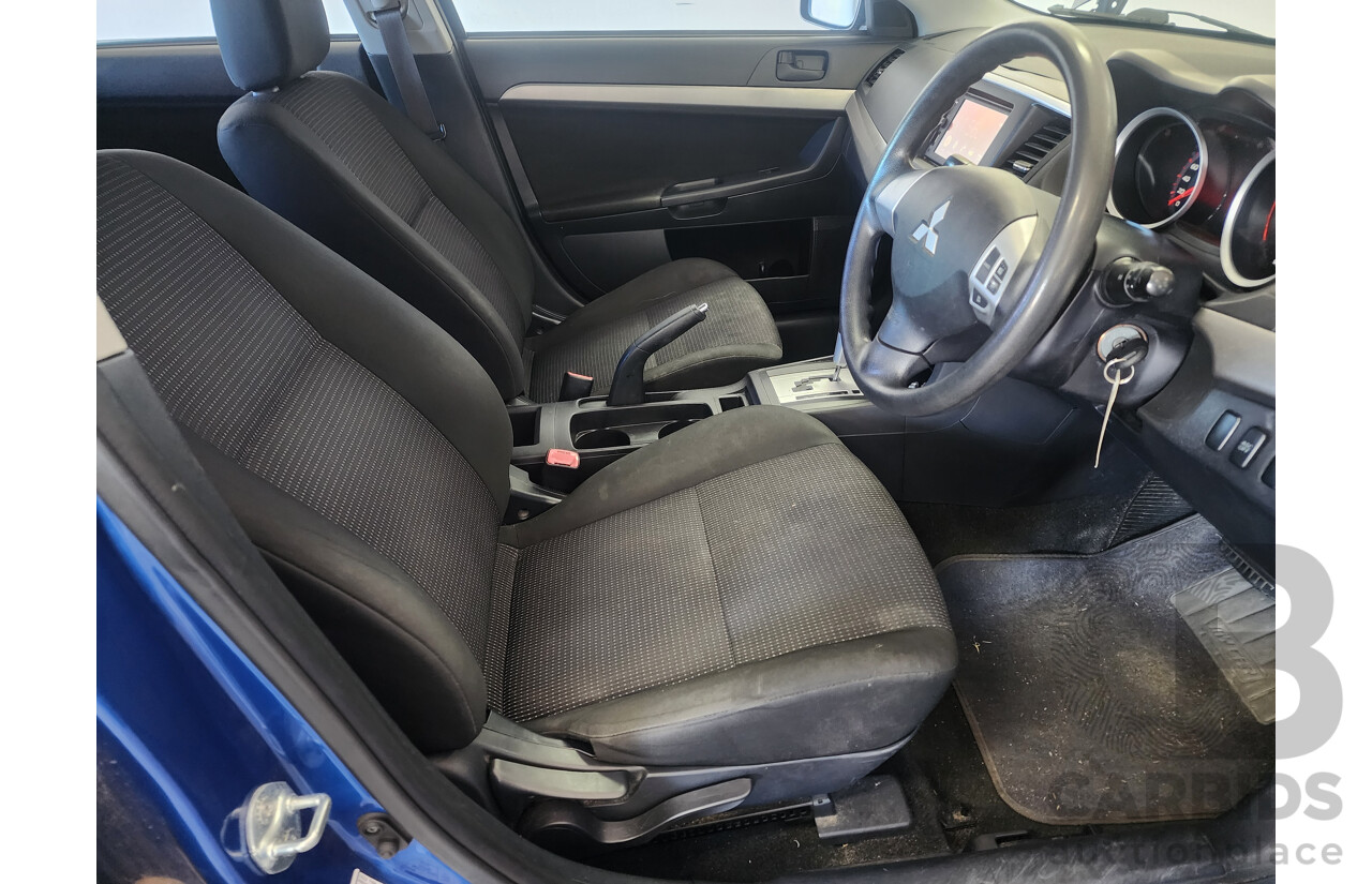 11/2008 Mitsubishi Lancer ES CJ MY09 4d Sedan Blue 2.0L