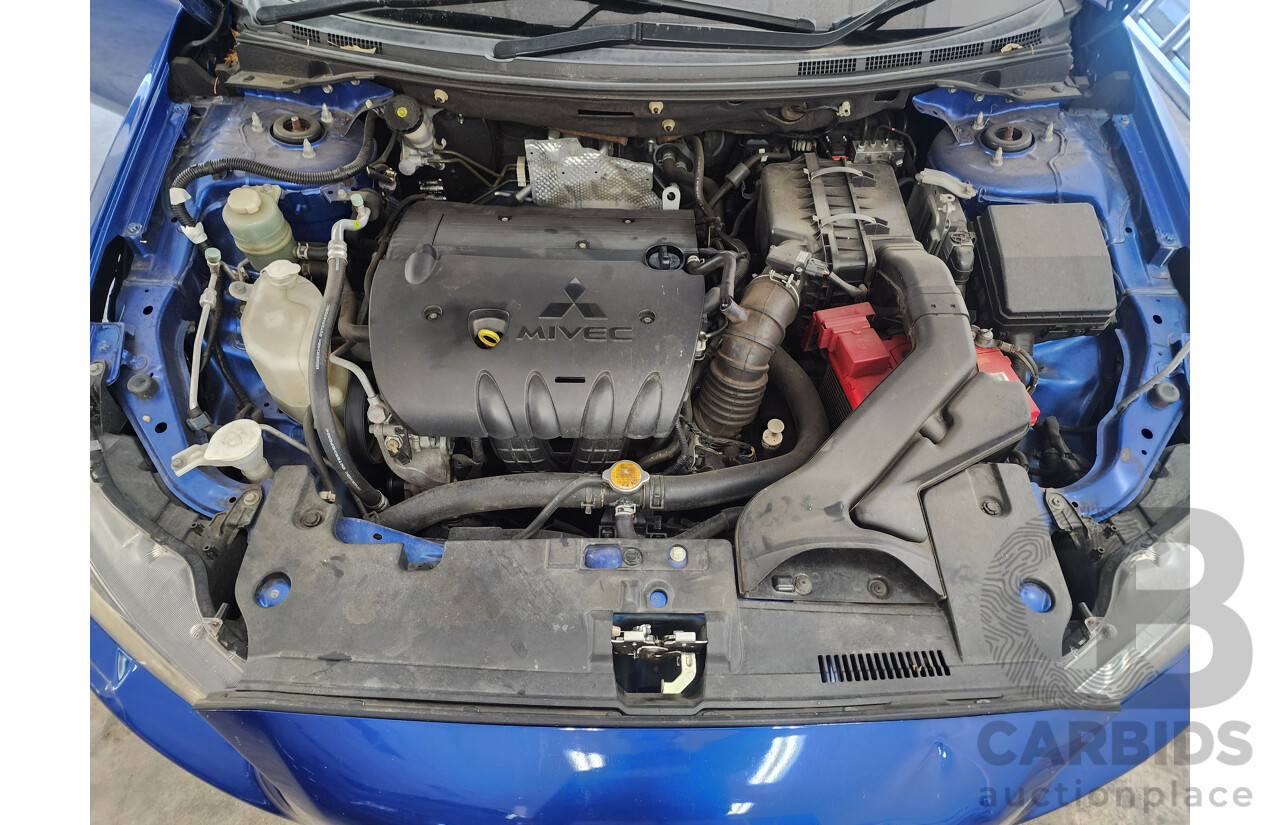 11/2008 Mitsubishi Lancer ES CJ MY09 4d Sedan Blue 2.0L