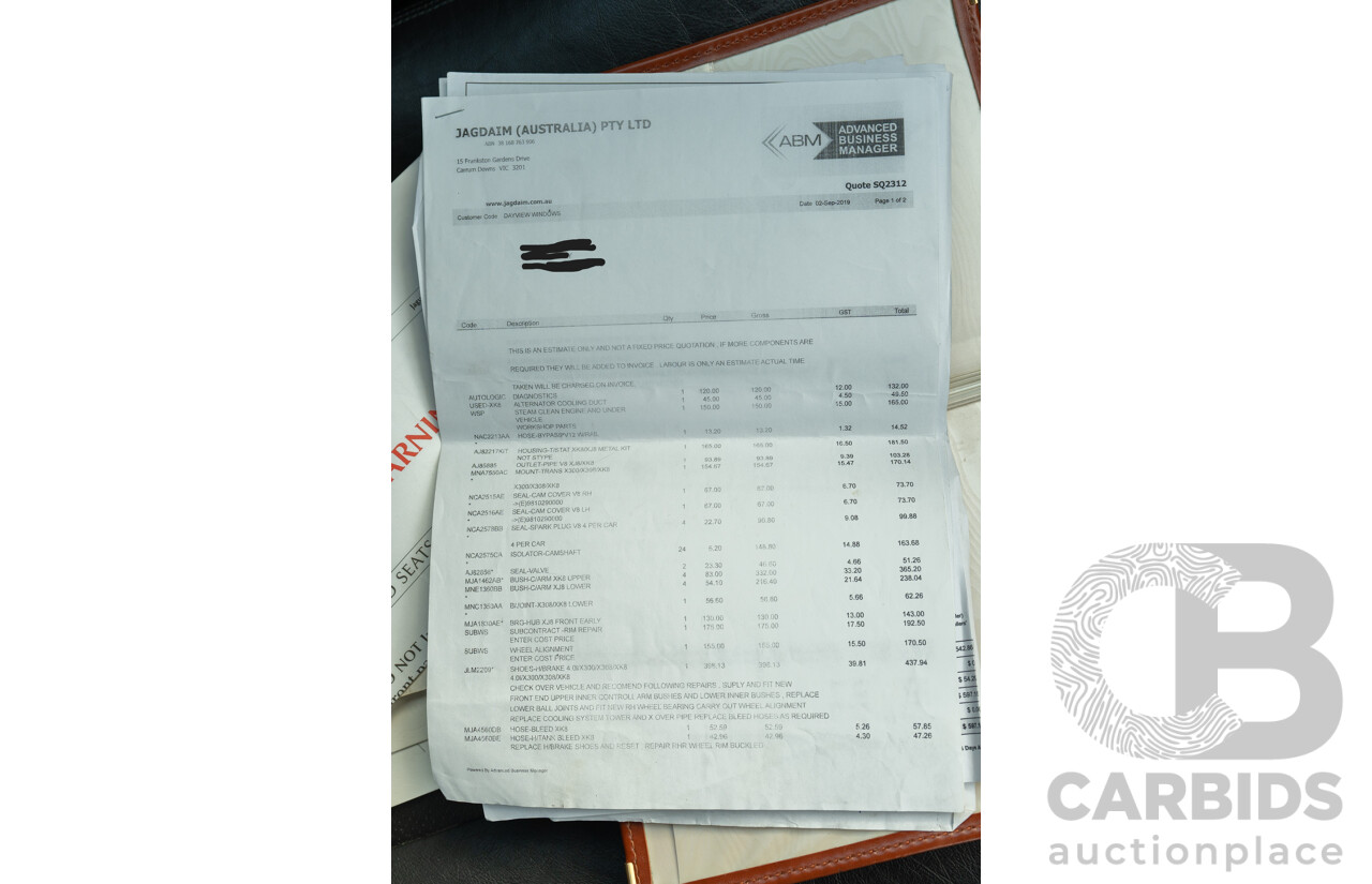 2/1997 Jaguar XK8 Classic 2d Coupe British Racing Green V8 4.0L