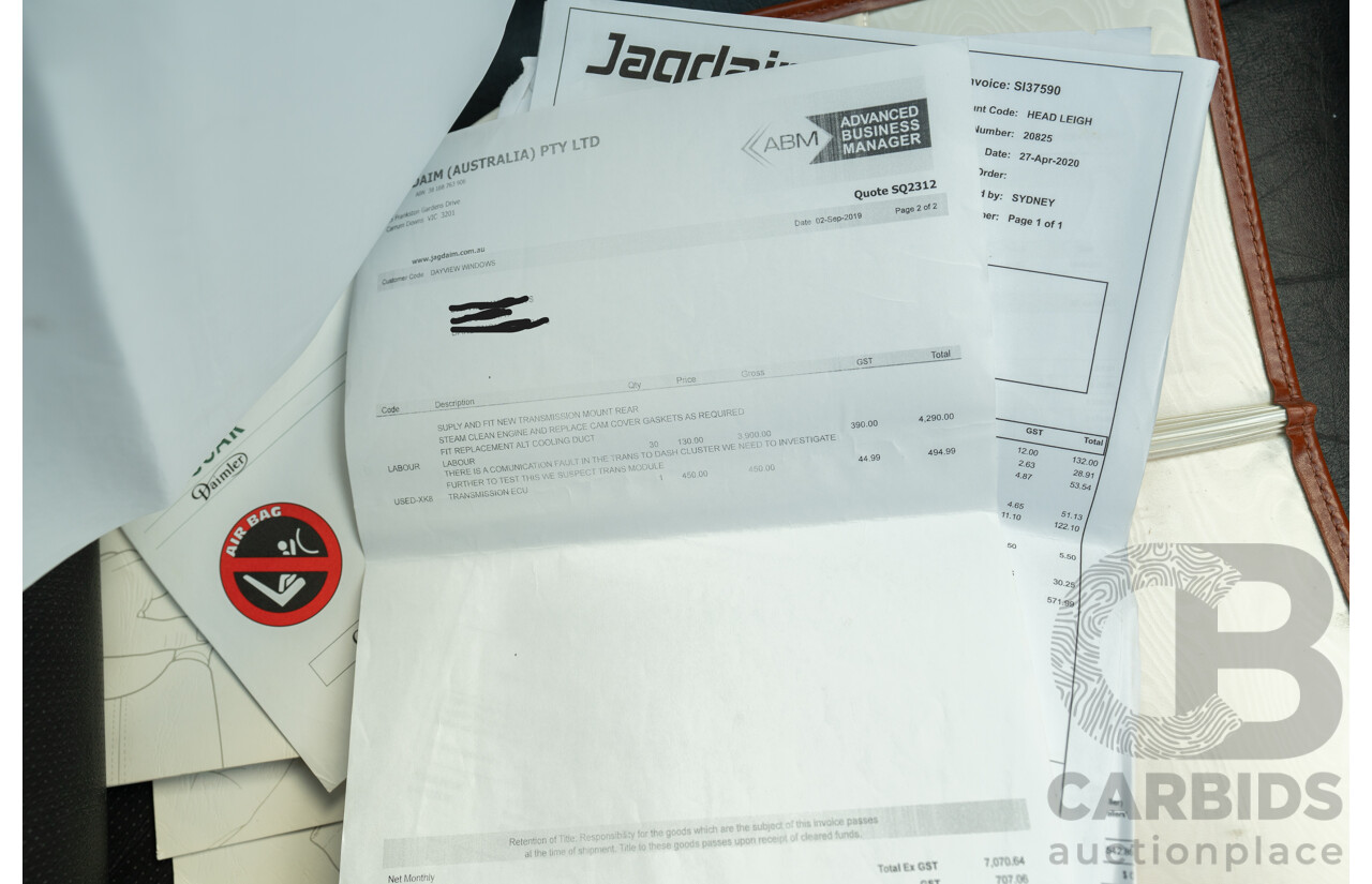 2/1997 Jaguar XK8 Classic 2d Coupe British Racing Green V8 4.0L