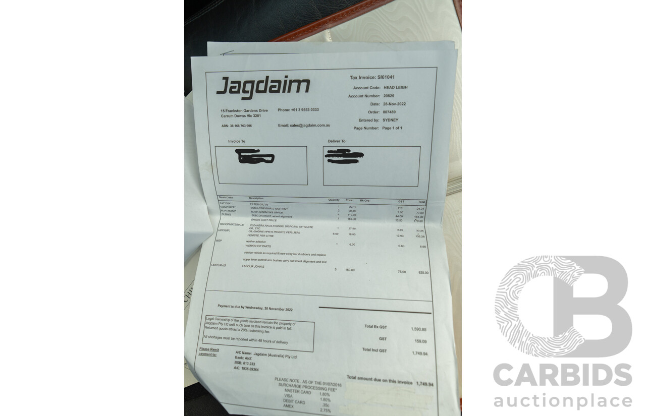 2/1997 Jaguar XK8 Classic 2d Coupe British Racing Green V8 4.0L