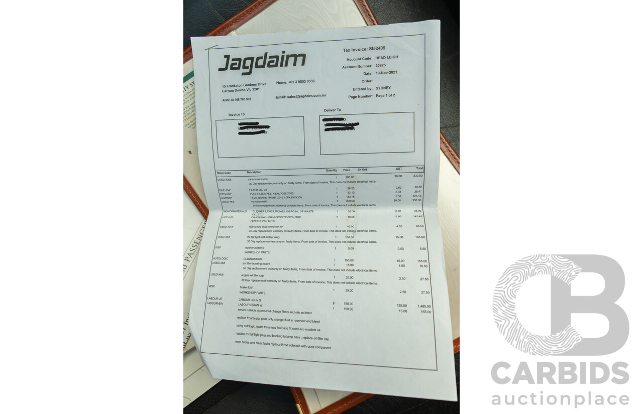 2/1997 Jaguar XK8 Classic 2d Coupe British Racing Green V8 4.0L