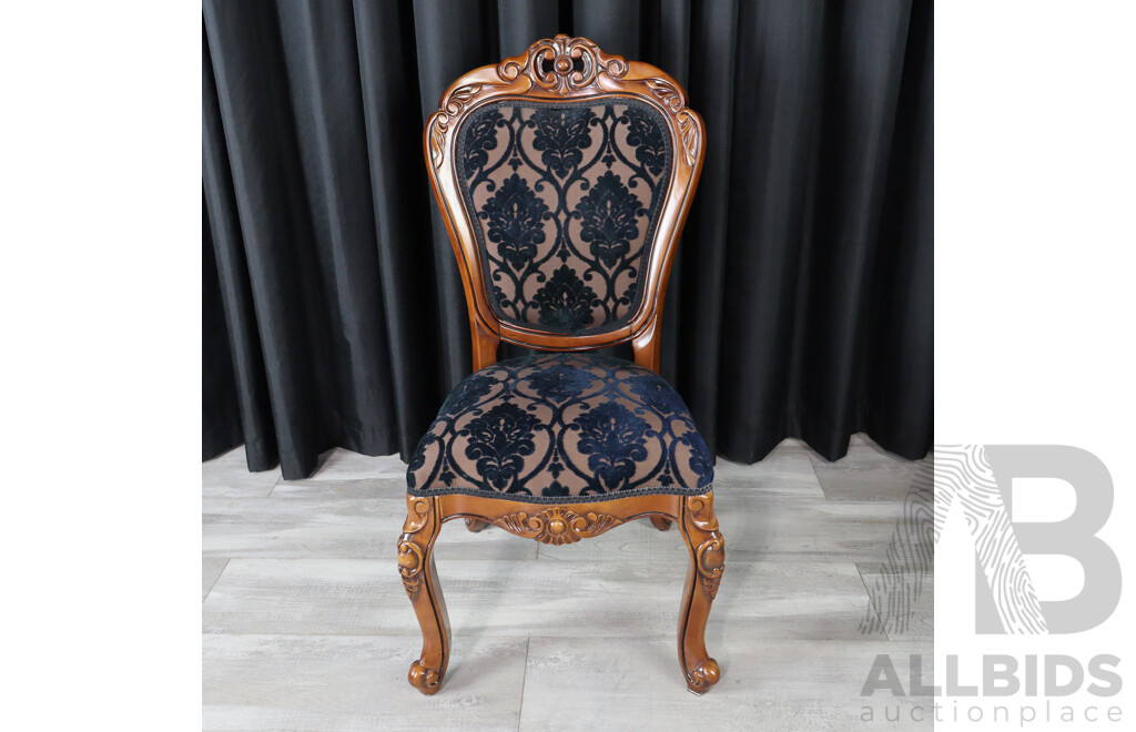 Trio of Reproduction Non Matching Timber Dining Chairs