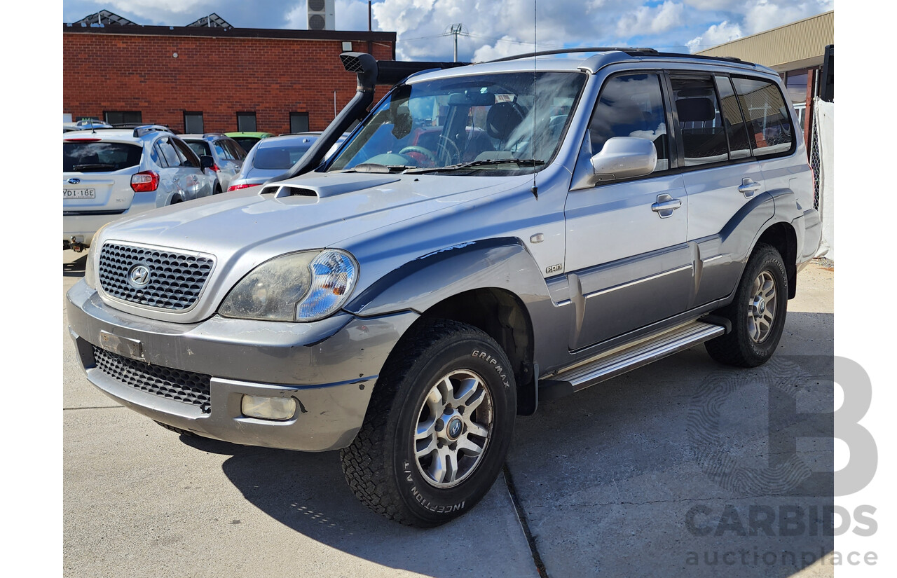 1/2005 Hyundai Terracan CRDi  4d Wagon Silver 2.9L