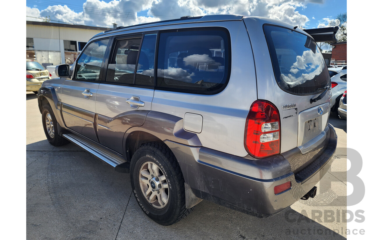 1/2005 Hyundai Terracan CRDi  4d Wagon Silver 2.9L