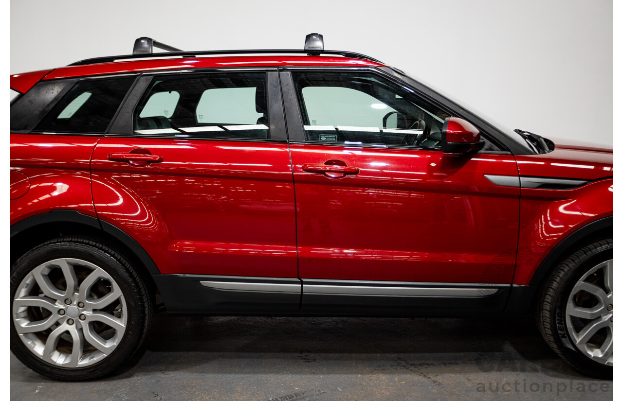 06/2017 Range Rover Evoque TD4 150 SE (AWD) LV MY17 5D Wagon Firenze Red Turbo Diesel 2.0L