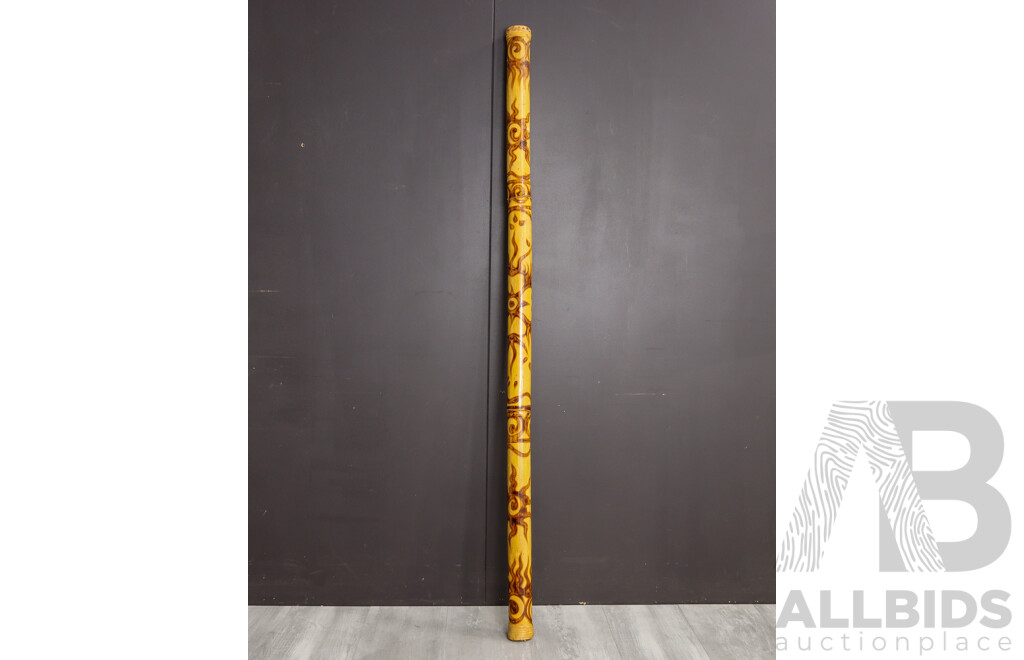 Hand Decorated Bamboo Rain Maker