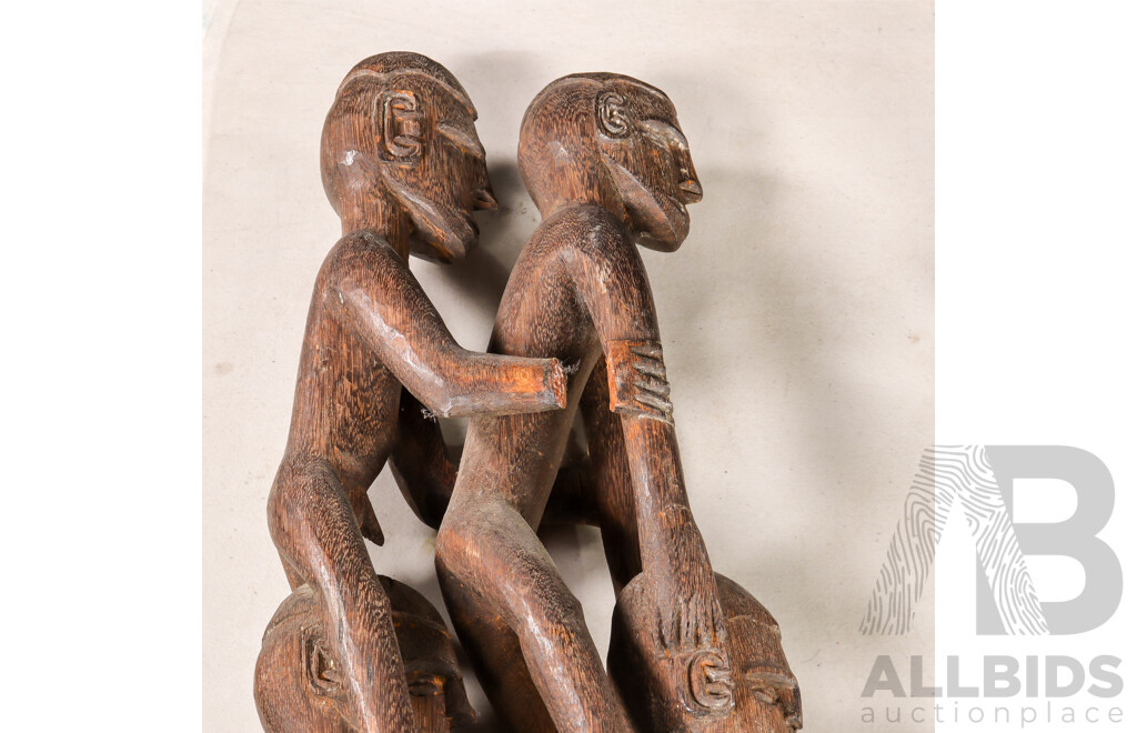 Collection of Five Souvenir Tribal Pieces