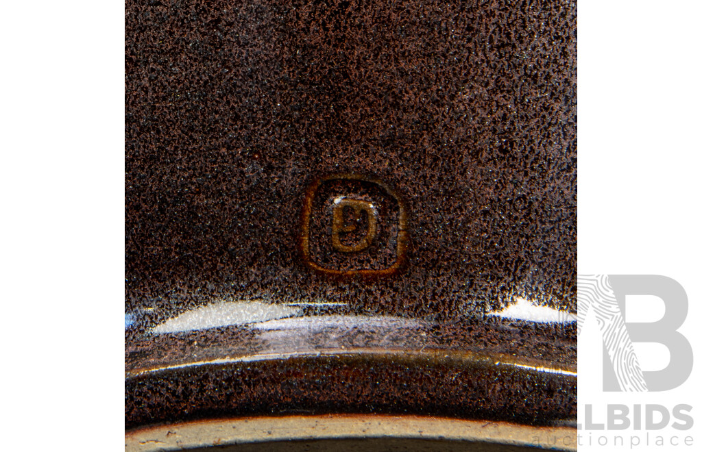 Handmade Stoneware Jug with Oxblood Glaze