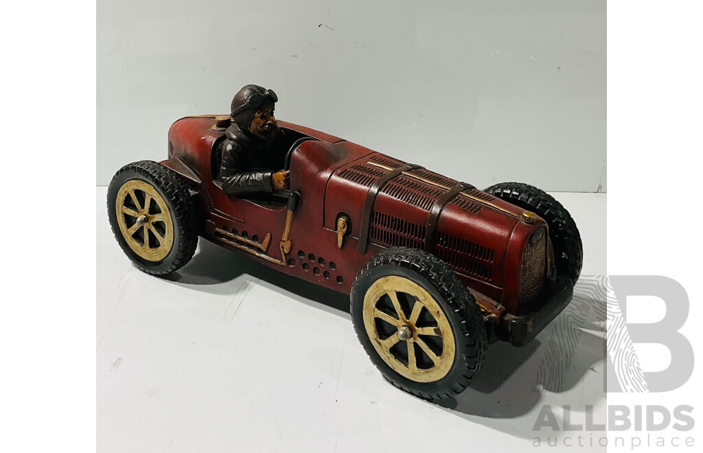 Large Painted Composite 1920 Eras Model Car