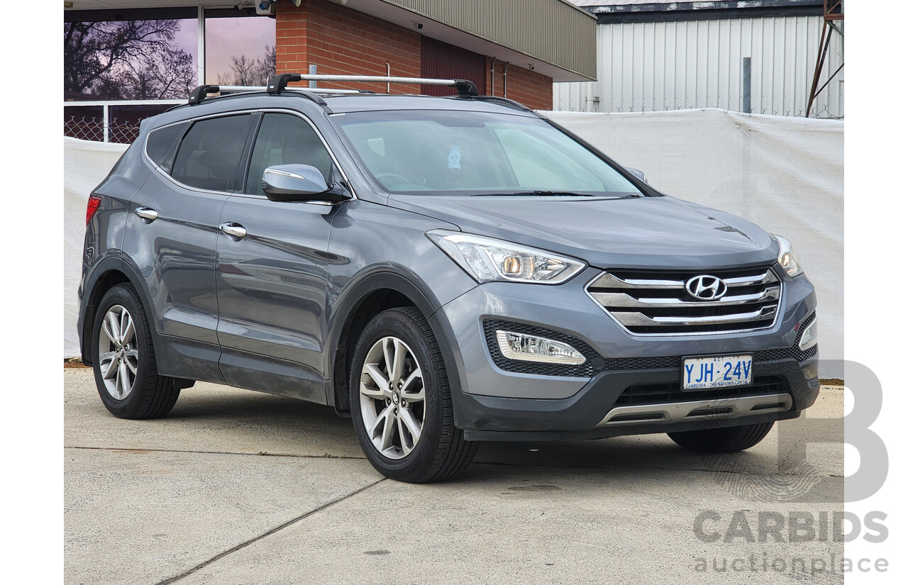 1/2013 Hyundai Santa Fe Elite CRDi (4x4) DM 4d Wagon Silver/Grey 2.2L