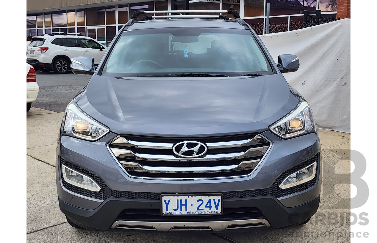 1/2013 Hyundai Santa Fe Elite CRDi (4x4) DM 4d Wagon Silver/Grey 2.2L