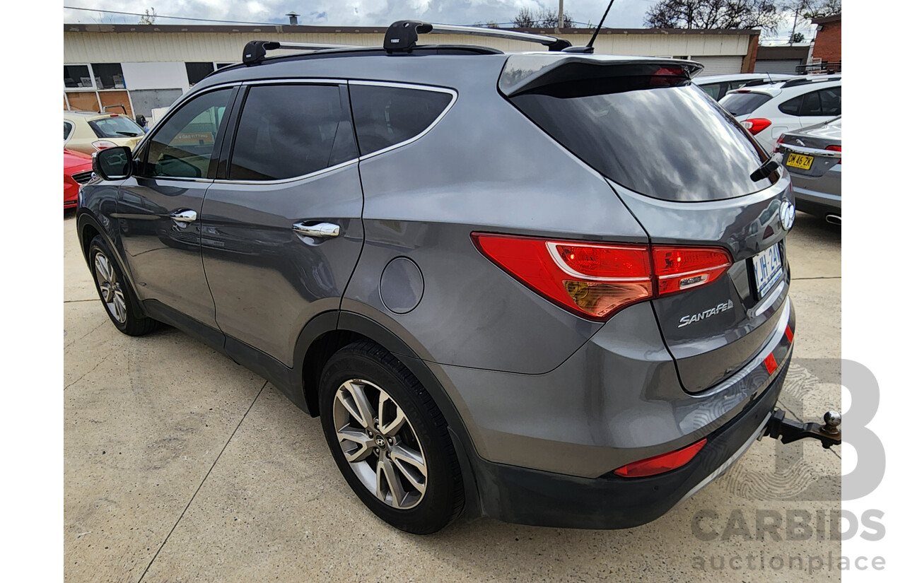 1/2013 Hyundai Santa Fe Elite CRDi (4x4) DM 4d Wagon Silver/Grey 2.2L