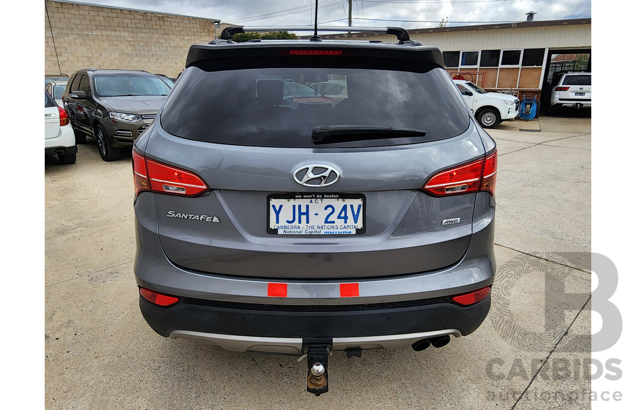 1/2013 Hyundai Santa Fe Elite CRDi (4x4) DM 4d Wagon Silver/Grey 2.2L