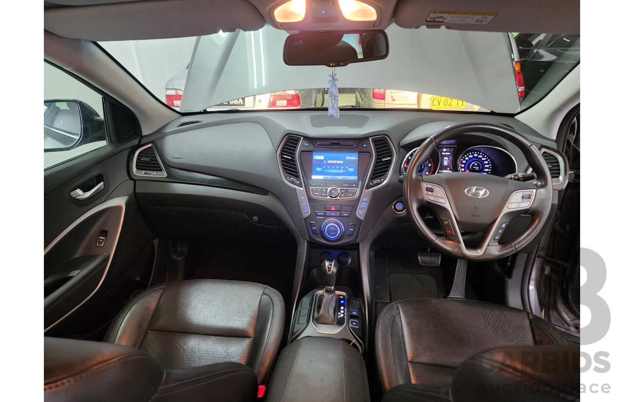 1/2013 Hyundai Santa Fe Elite CRDi (4x4) DM 4d Wagon Silver/Grey 2.2L