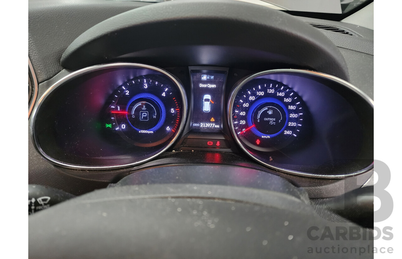 1/2013 Hyundai Santa Fe Elite CRDi (4x4) DM 4d Wagon Silver/Grey 2.2L