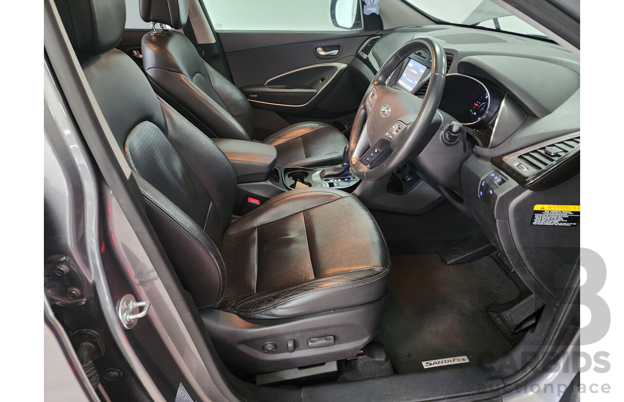 1/2013 Hyundai Santa Fe Elite CRDi (4x4) DM 4d Wagon Silver/Grey 2.2L