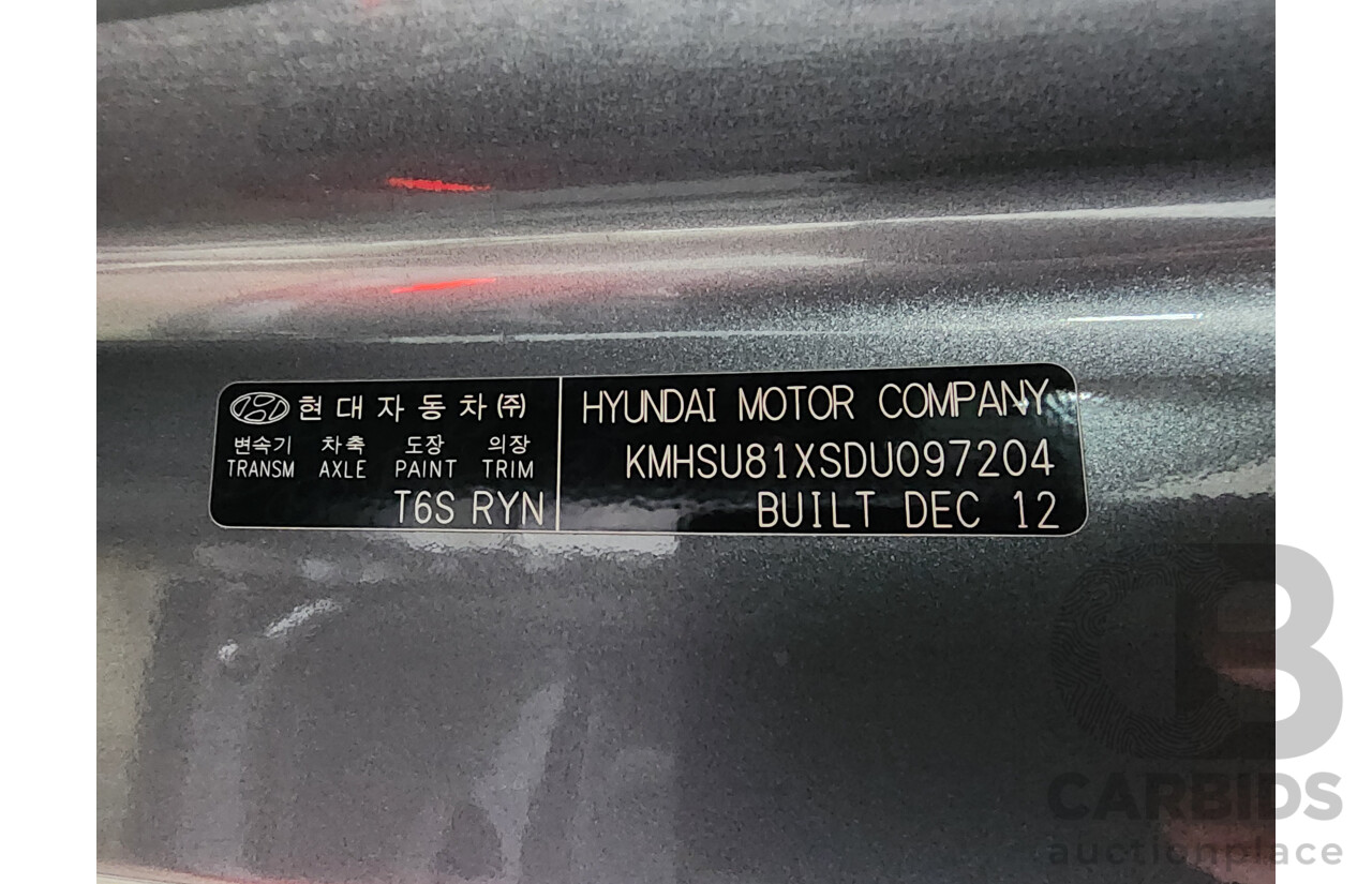 1/2013 Hyundai Santa Fe Elite CRDi (4x4) DM 4d Wagon Silver/Grey 2.2L