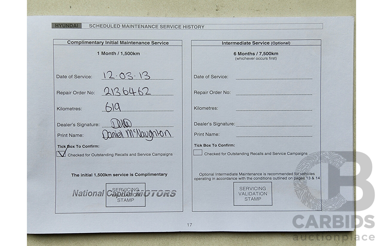 1/2013 Hyundai Santa Fe Elite CRDi (4x4) DM 4d Wagon Silver/Grey 2.2L