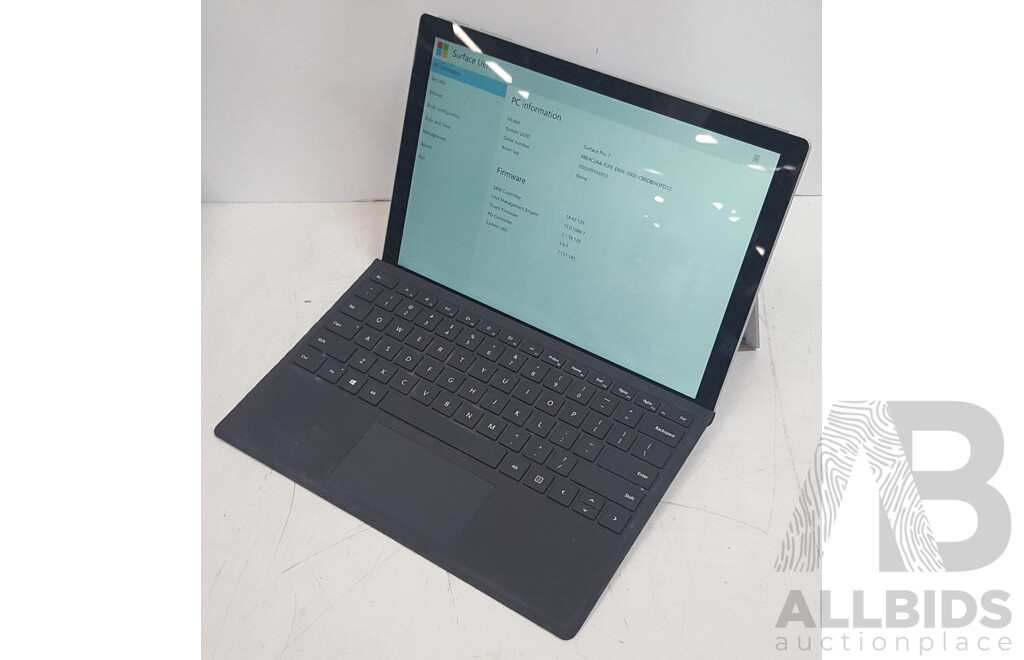 Microsoft (1866) Surface Pro 7 Intel Core i5 (1035G4) 1.10GHz-3.70GHz 4-Core CPU 128GB 12.3-Inch Touchscreen Detachable Laptop