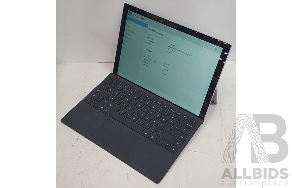 Microsoft (1866) Surface Pro 7 Intel Core i5 (1035G4) 1.10GHz-3.70GHz 4-Core CPU 128GB 12.3-Inch Touchscreen Detachable Laptop