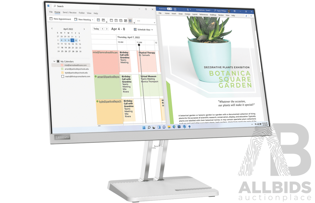 LENOVO L24e-40 Flat Panel Monitor - Brand NEW
