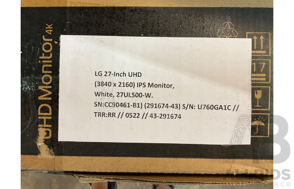 LG 27 Inch UHD Monitor (27UL500)